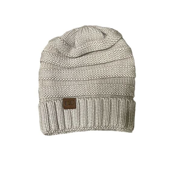 Neutral C.C Exclusives Cable Knit Beanie - Thick, Soft & Warm Chunky Beanie Hats - Picture 1 of 3